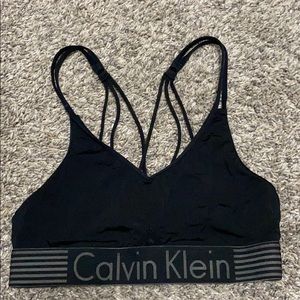 calvin klein sports bra
